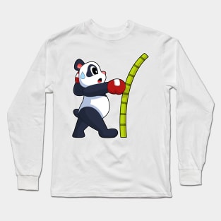 Panda Boxer Boxing gloves Boxing Long Sleeve T-Shirt